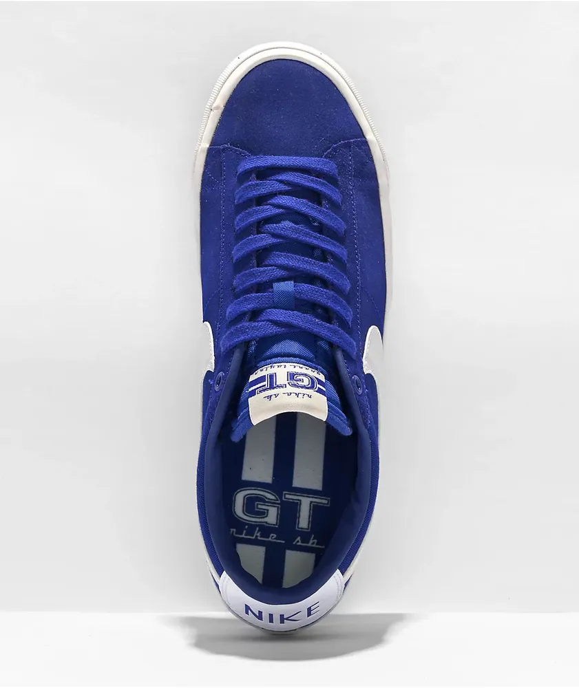 Nike SB Blazer Low GT Concord & Phantom White Skate Shoes