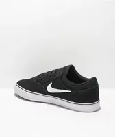 Nike SB Chron 2 Black & White Skate Shoes