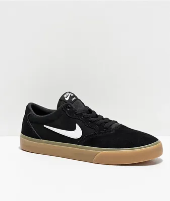 Nike SB Chron Black & Gum Skate Shoes