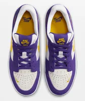 Nike SB Force 58 Court Purple & Amarillo Skate Shoes