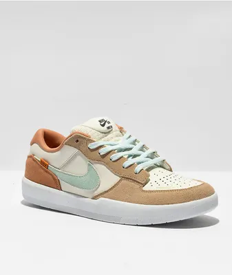 Nike SB Force 58 Ivory & Jade Skate Shoes