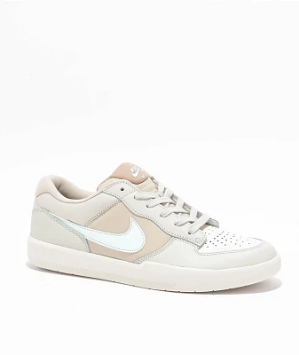 Nike SB Force 58 Light Bone & Glacier Blue Skate Shoes