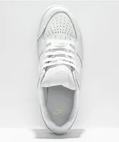 Nike SB Force 58 Premium Leather White Skate Shoes