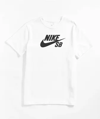 Nike SB Kids Logo White T-Shirt
