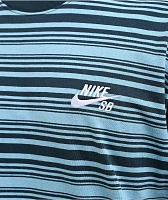 Nike SB Max90 Striped Blue T-Shirt