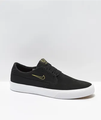 Nike SB Shane Black & University Gold Skate Shoes