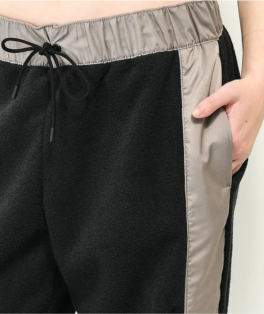Nike Sportswear Essential Black & Grey Fleece Sweatpants