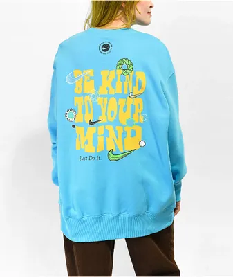 Nike Sportswear Phoenix Baltic Blue Crewneck Sweatshirt