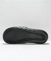 Nike Victori One Printed Black & White Checkered Slide Sandals