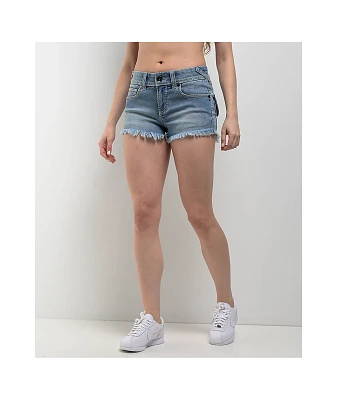 Ninth Hall Alyssia Shortie Sapphire Denim Shorts