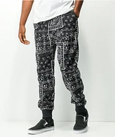 Ninth Hall Bandana Black Jogger Sweatpants