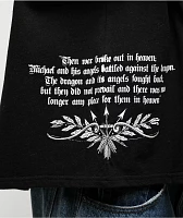 Ninth Hall Ciara Angel Black Boxy T-Shirt