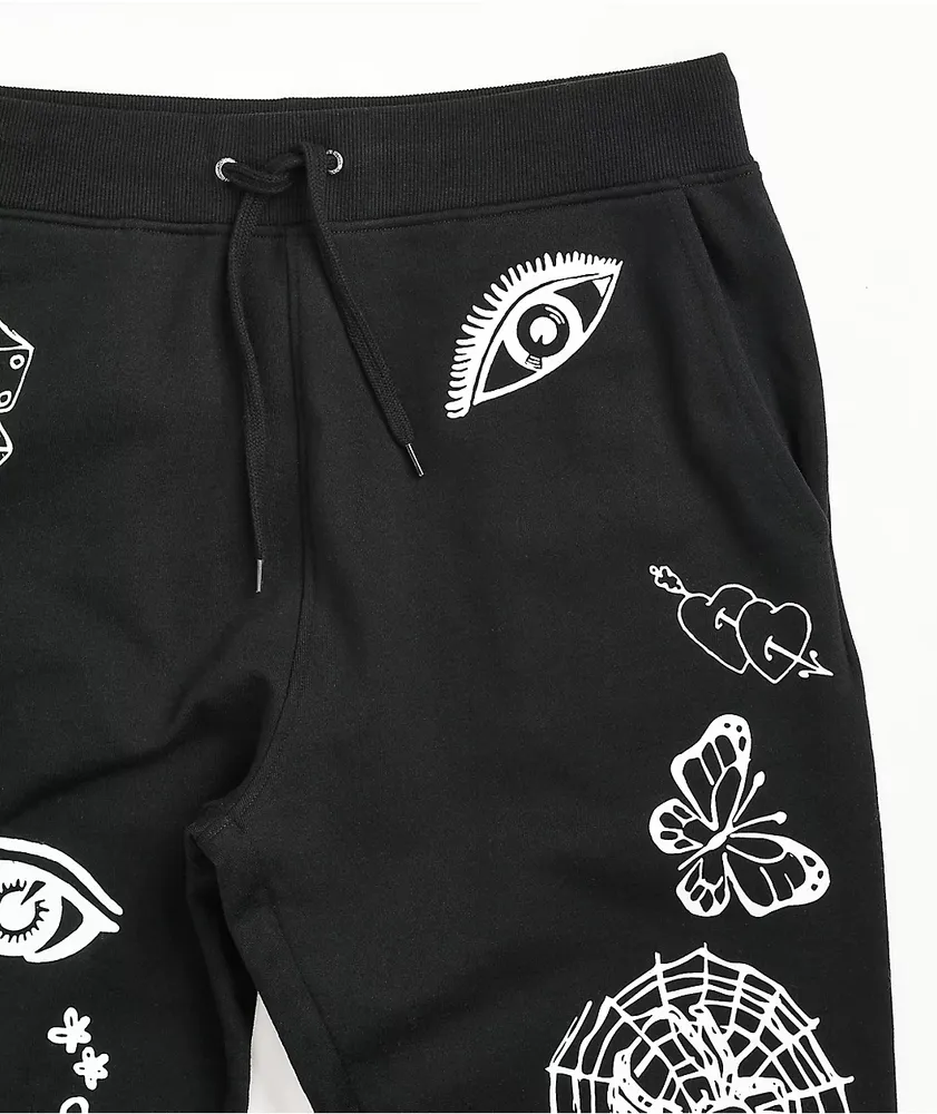Ninth Hall Detention Black Jogger Sweatpants