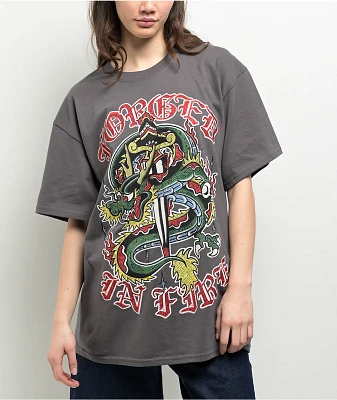 Ninth Hall Forged In Fire Charcoal T-Shirt