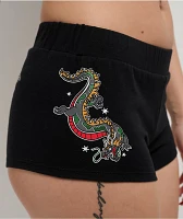 Ninth Hall Mimi Dragon Black Lounge Shorts