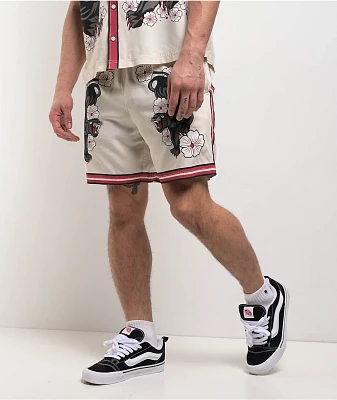 Ninth Hall Panther Natural Lounge Shorts