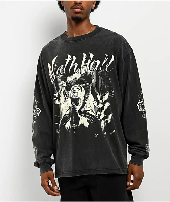 Ninth Hall Prayers Vintage Black Long Sleeve T-Shirt