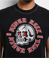 Ninth Hall Red Eye Black Tank Top