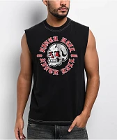 Ninth Hall Red Eye Black Tank Top