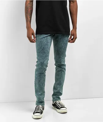 Ninth Hall Rogue Blue Acid Wash Skinny Jeans