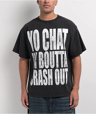 Ninth Hall Say It To My Face Black T-Shirt