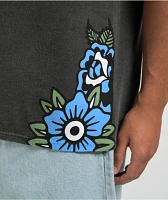 Ninth Hall Y2K Tattoo Flash Black Wash T-Shirt