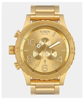 Nixon 51-30 All Gold Chronograph Watch