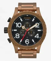 Nixon 51-30 Chrono Bronze & Black Analog Watch
