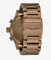 Nixon 51-30 Chrono Desert Gold & Arles Blue Analog Watch
