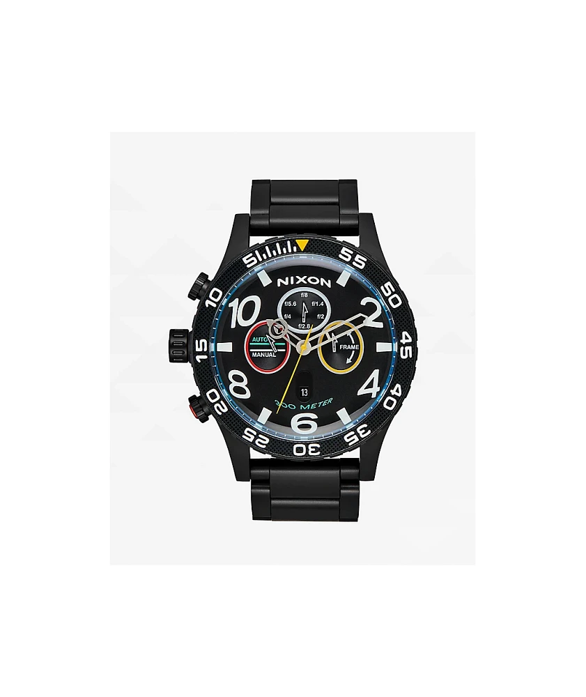 Nixon 51-30 Chrono Fisheye Super Black Analog Watch