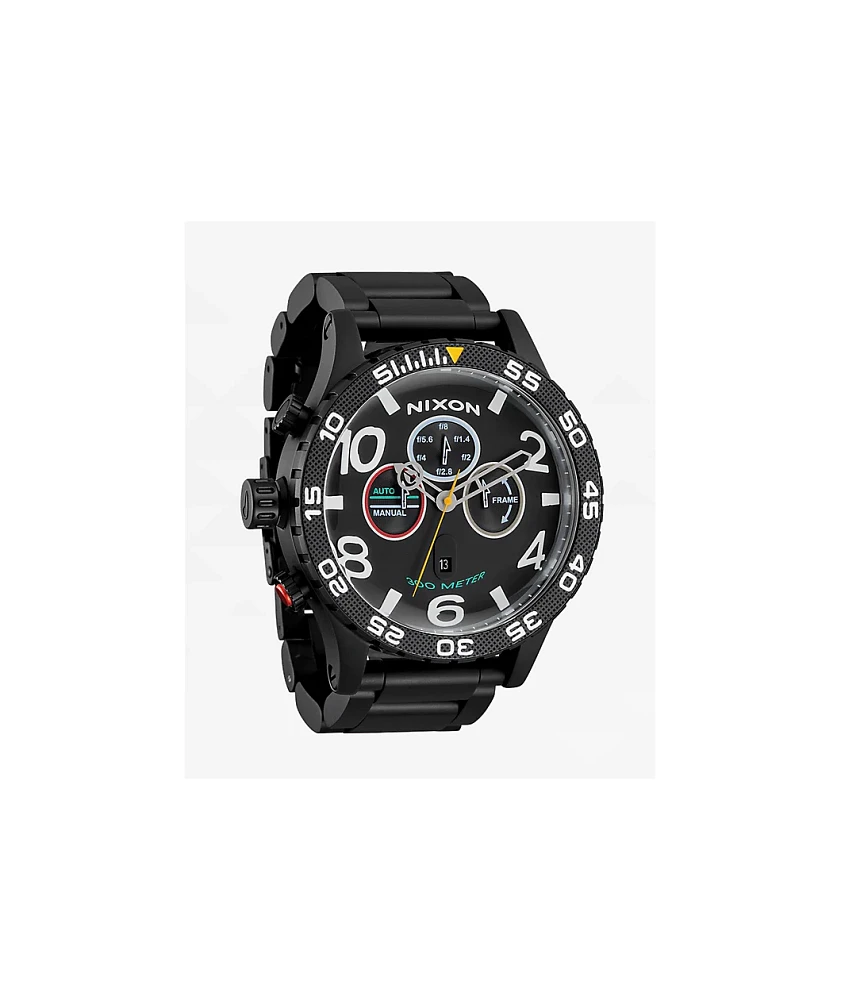 Nixon 51-30 Chrono Fisheye Super Black Analog Watch