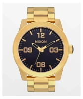Nixon Corporal SS Gold & Indigo Watch