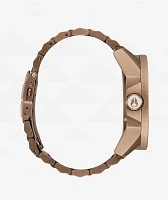 Nixon Corporal Stainless Steel Desert Gold & Arles Blue Analog Watch