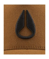 Nixon Deep Down Brown Athletic Snapback Hat
