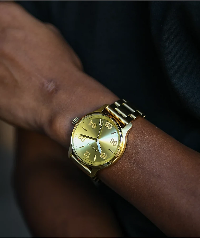 Nixon Patrol All Gold Analog Watch