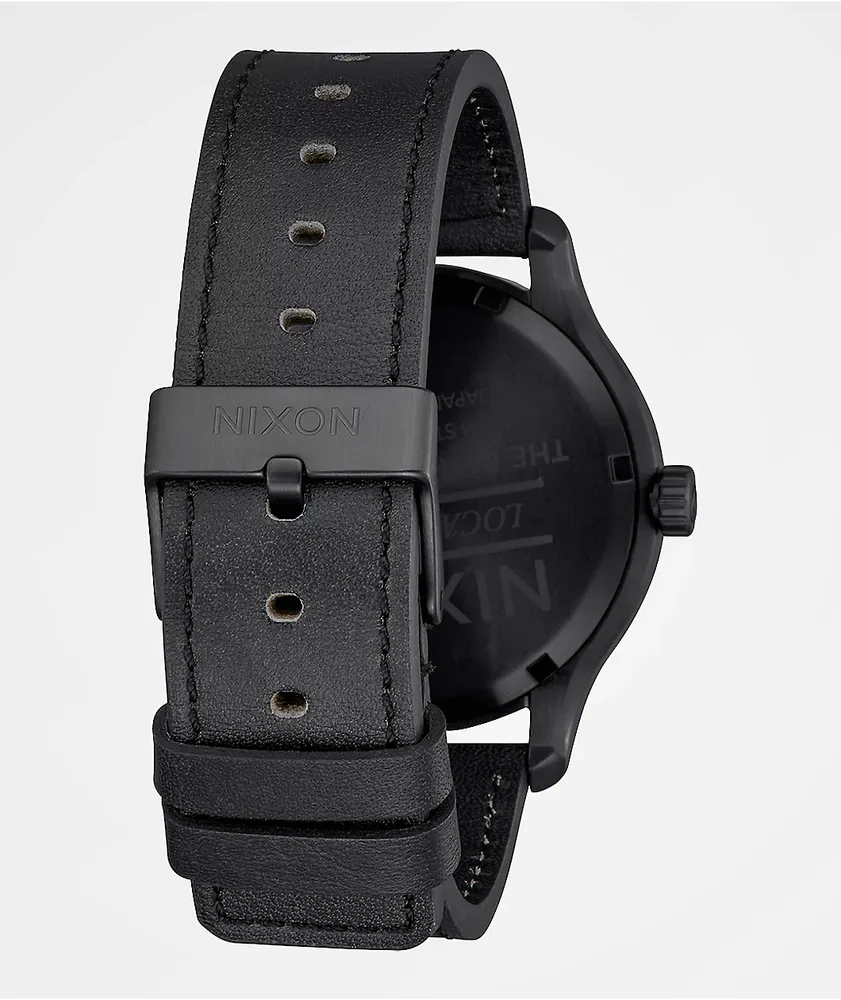 Nixon Patrol Black & Silver Analog Watch
