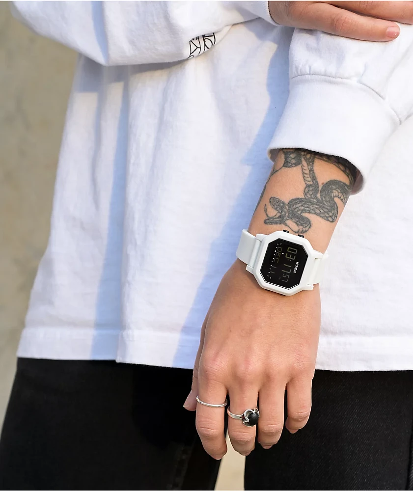 Nixon Siren White Digital Watch