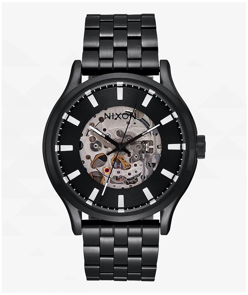 Nixon Spectra Navy Black Automatic Watch