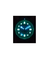 Nixon Stinger 44 Silver, Byron Blue, & Green Analog Watch