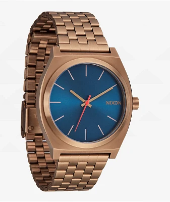 Nixon Time Teller Desert Gold & Arles Blue Analog Watch