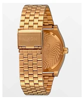 Nixon Time Teller Gold & Bear Faces Analog Watch