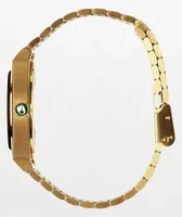 Nixon Time Teller Gold & Green Analog Watch