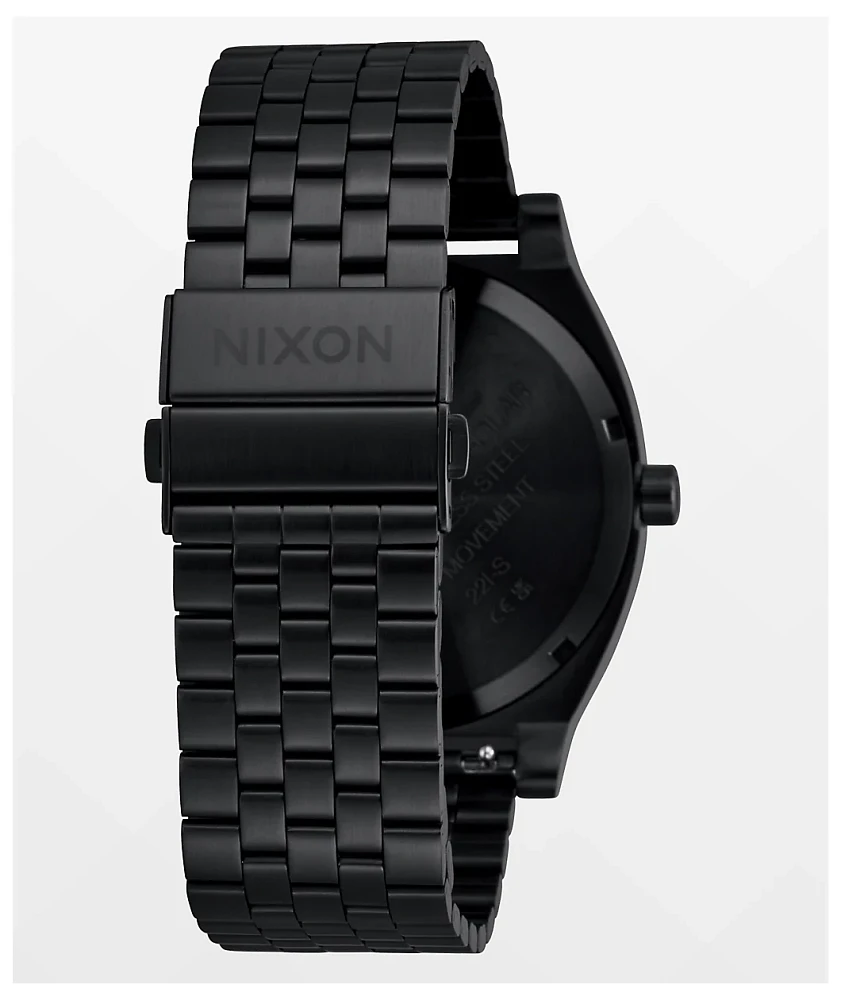 Nixon Time Teller Solar Black & White Watch
