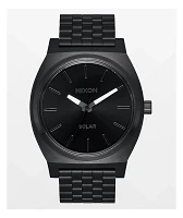Nixon Time Teller Solar Black & White Watch