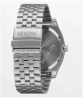 Nixon Time Teller Solar Silver & Dusty Blue Sunray Analog Watch