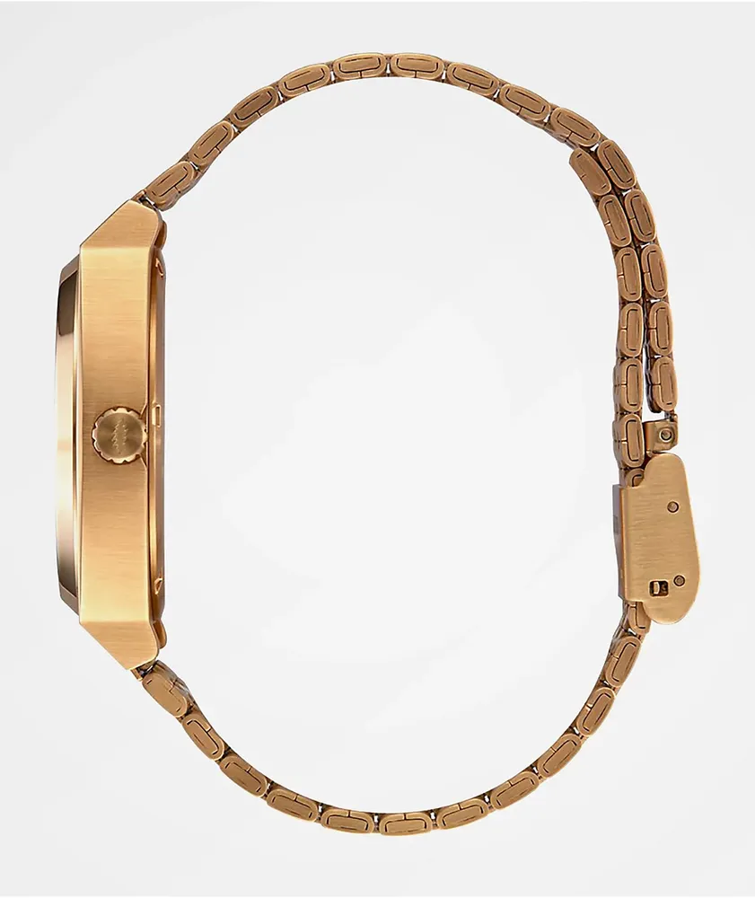Nixon x The Grateful Dead Time Teller Dancing Bears Gold Analog Watch