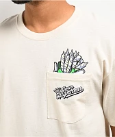 NoHours Ripped Charcoal T-Shirt