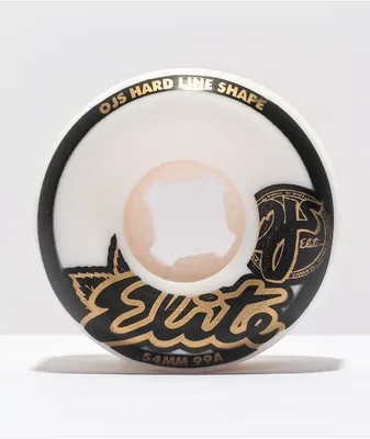 OJ Elite 54mm 99a White Skateboard Wheels