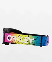 Oakley Line Miner L Multi Splatter & Prizm Sapphire Snowboard Goggles