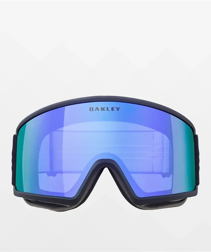 Oakley Target Line L Violet Iridium & Matte Black Snowboard Goggles